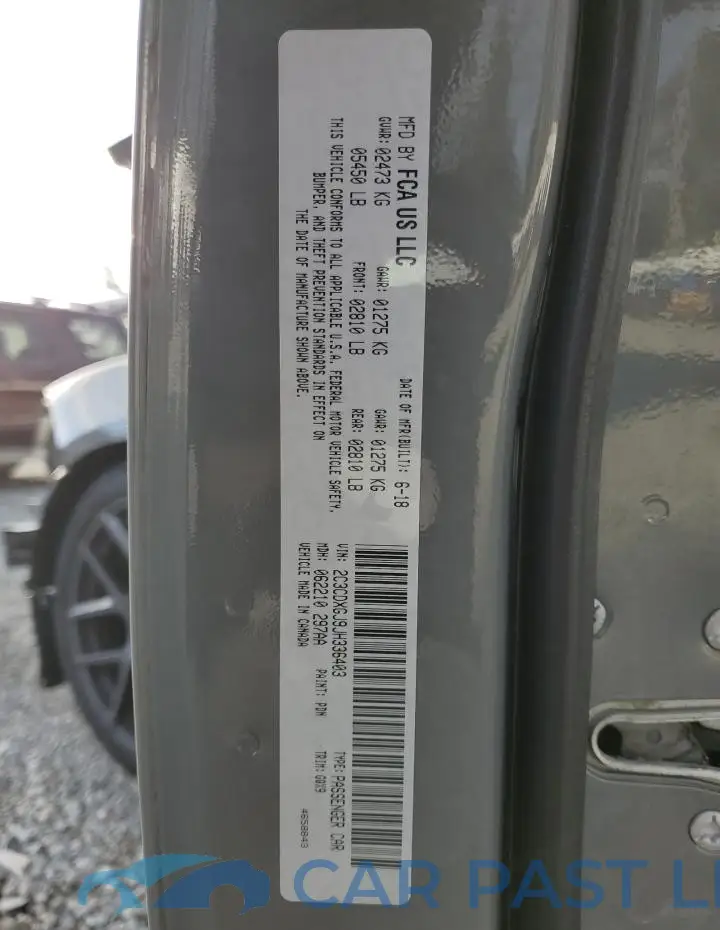 2C3CDXGJ9JH336403# 12