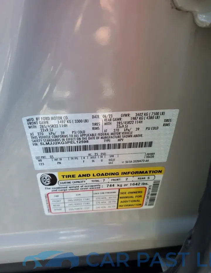 5LMJJ2KG3PEL12598# 14