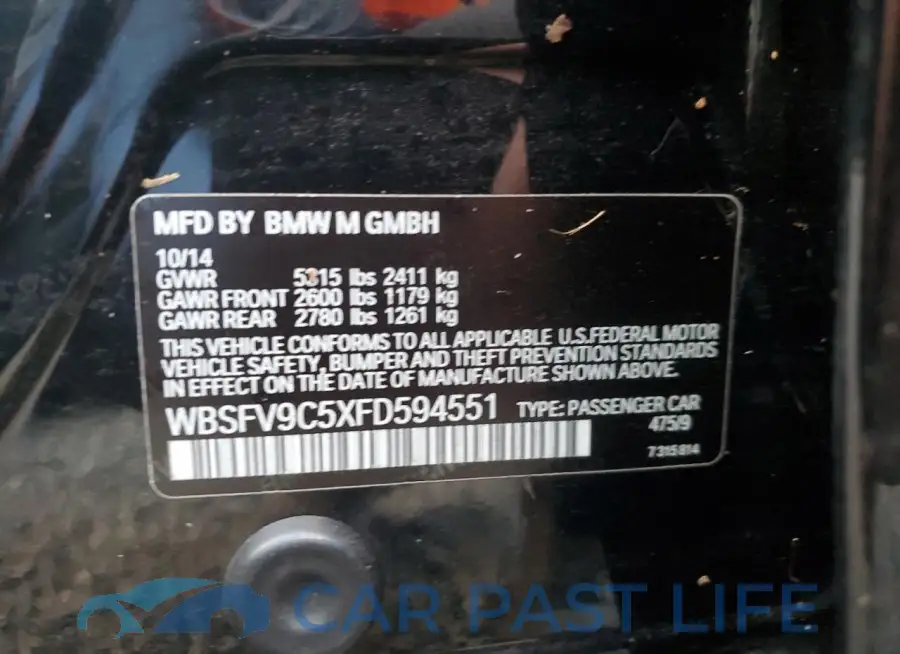 WBSFV9C5XFD594551# 13