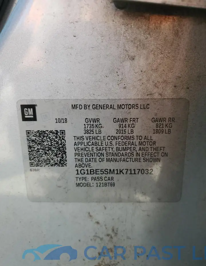 1G1BE5SM1K7117032# 12