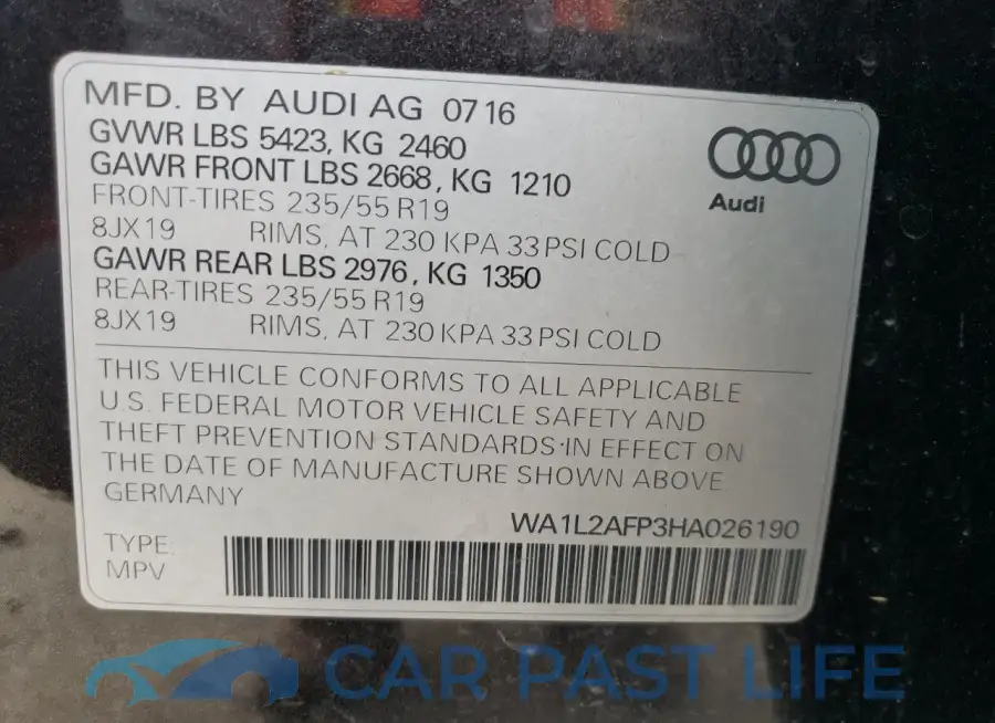 WA1L2AFP3HA026190# 14