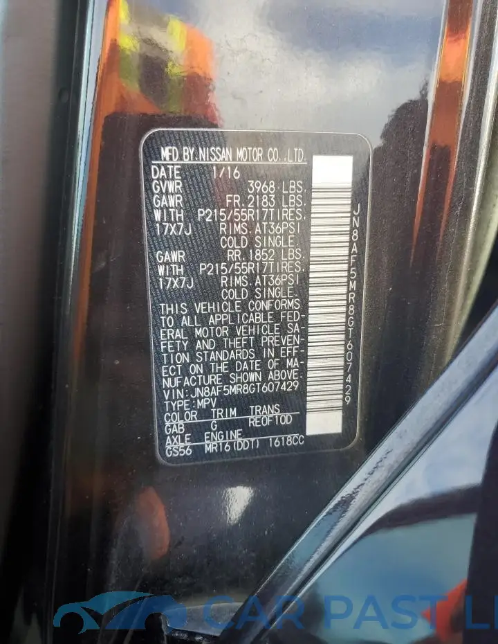 JN8AF5MR8GT607429# 13