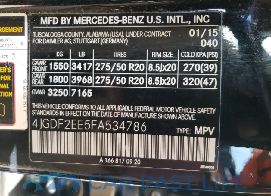 4JGDF2EE5FA534786# 14