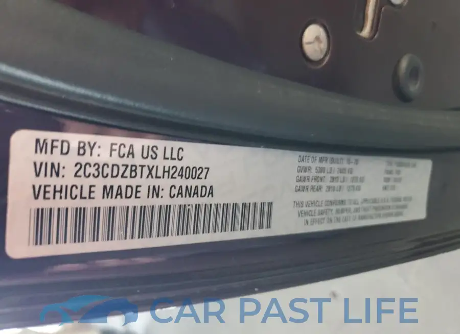 2C3CDZBTXLH240027# 13