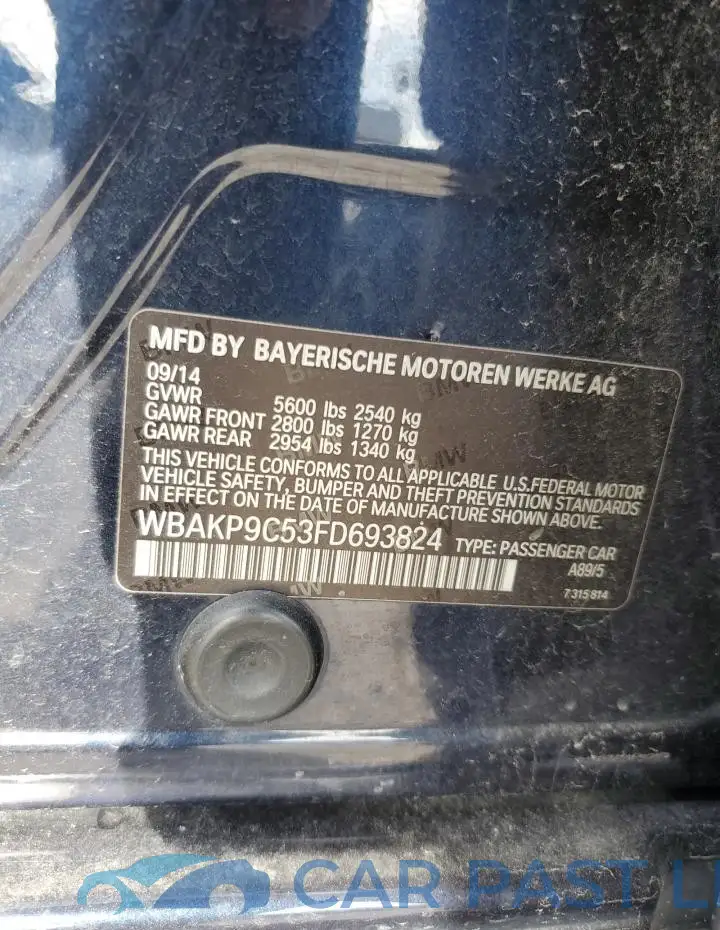 WBAKP9C53FD693824# 12