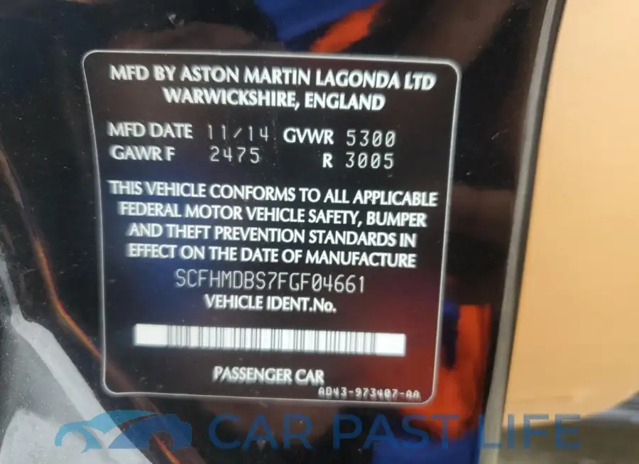 SCFHMDBS7FGF04661# 13