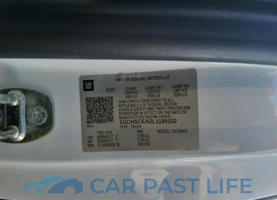 1GCHSCEA2L1189152# 10