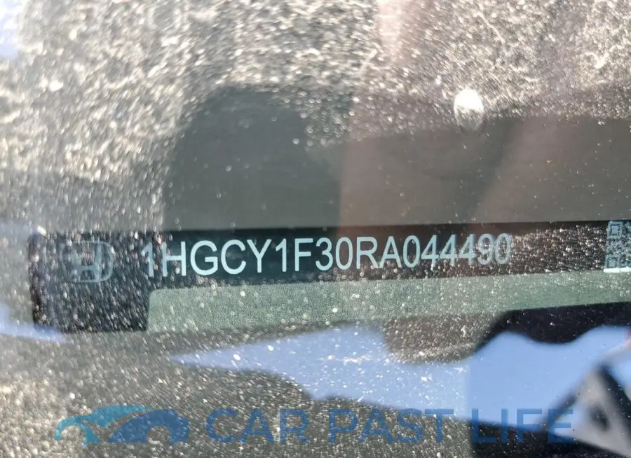 1HGCY1F30RA044490# 12