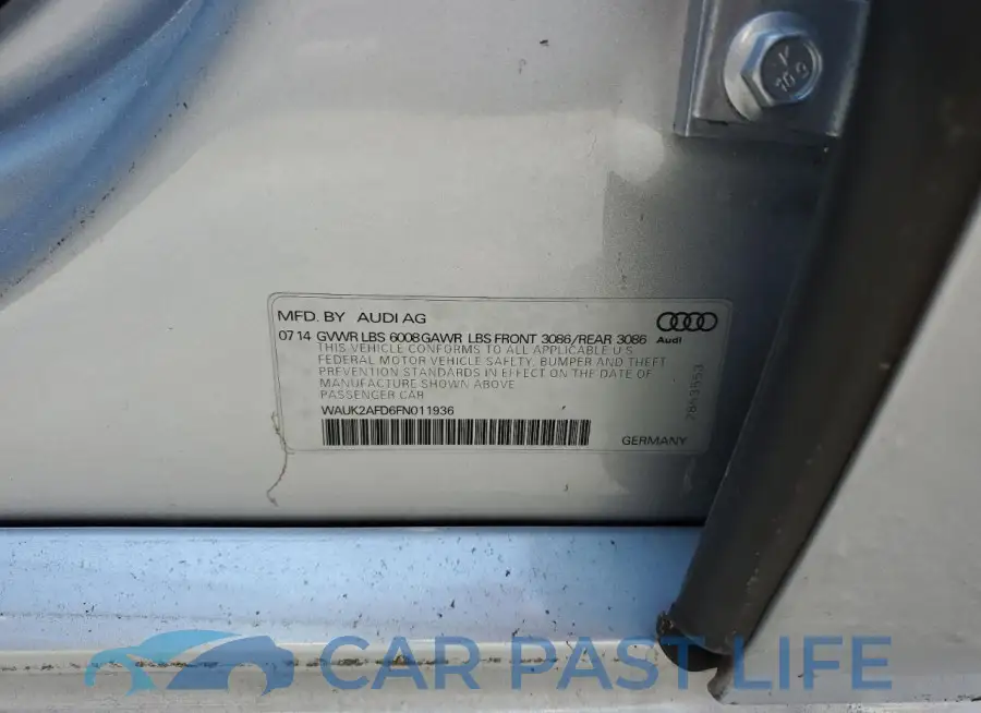 WAUK2AFD6FN011936# 13