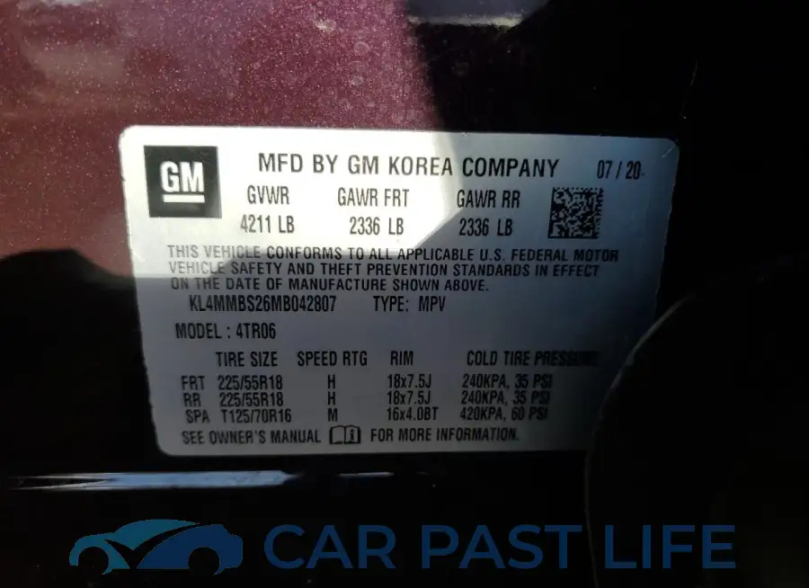 KL4MMBS26MB042807# 13