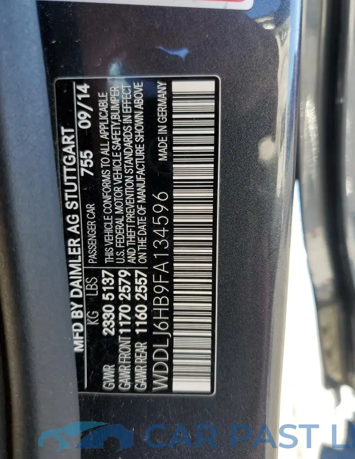 WDDLJ6HB9FA134596# 13