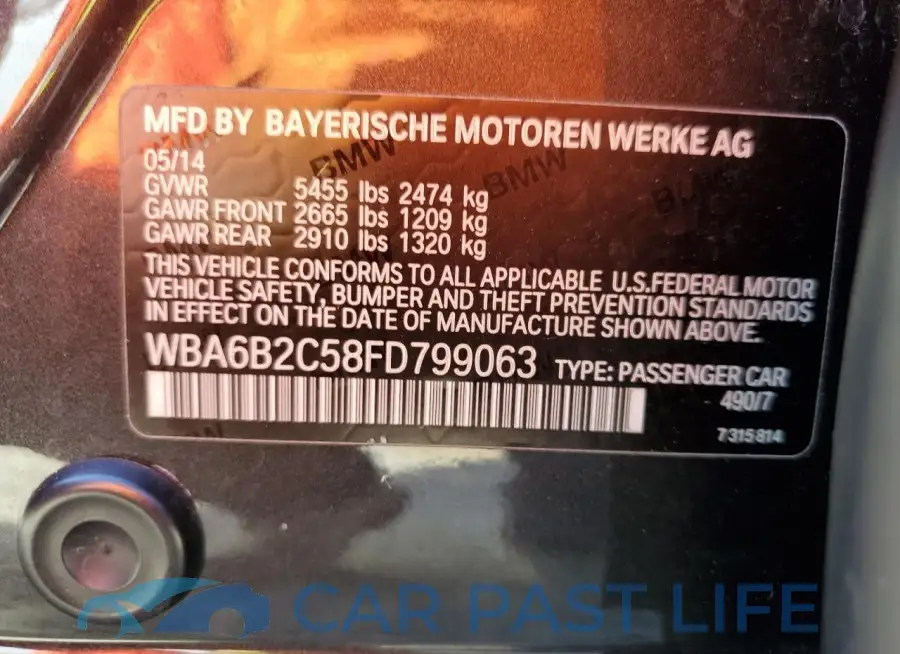 WBA6B2C58FD799063# 13