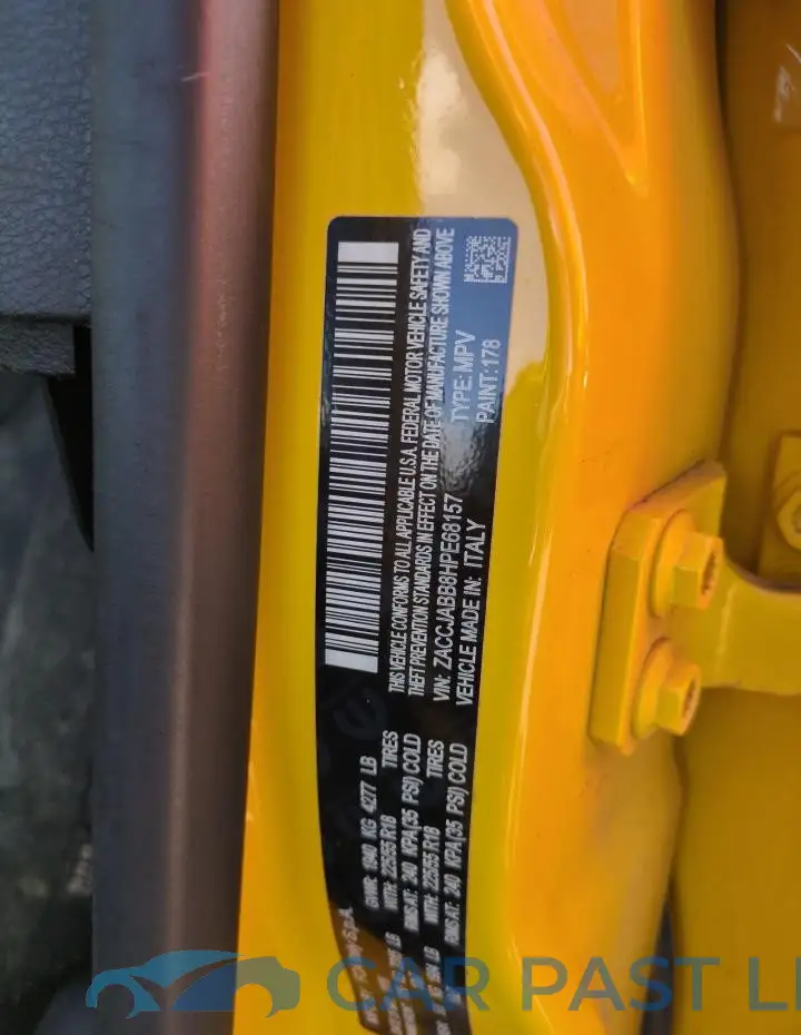 ZACCJABB8HPE68157# 13