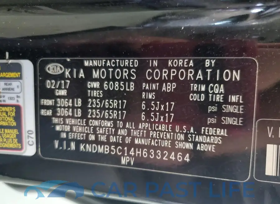 KNDMB5C14H6332464# 13