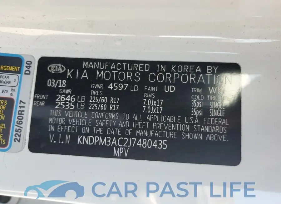KNDPM3AC2J7480435# 14