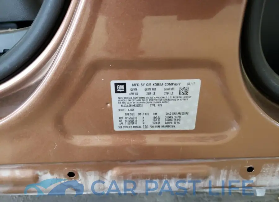 KL4CJASB9HB200934# 13