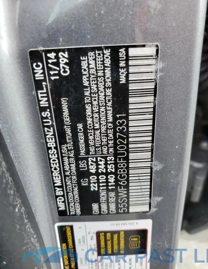 55SWF6GB8FU027331# 12