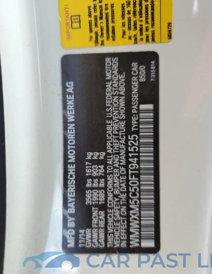 WMWXM5C50FT941525# 12