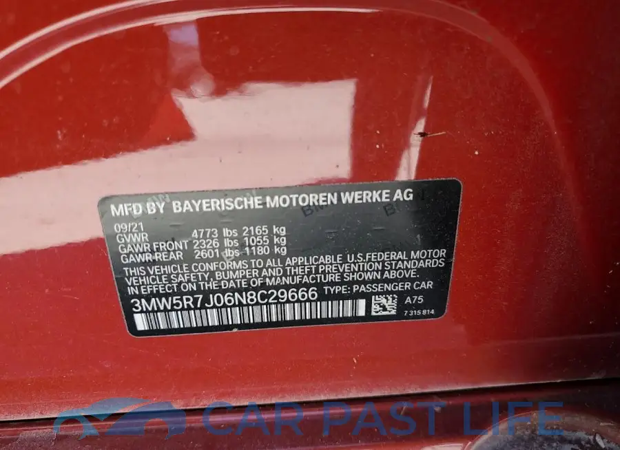 3MW5R7J06N8C29666# 13