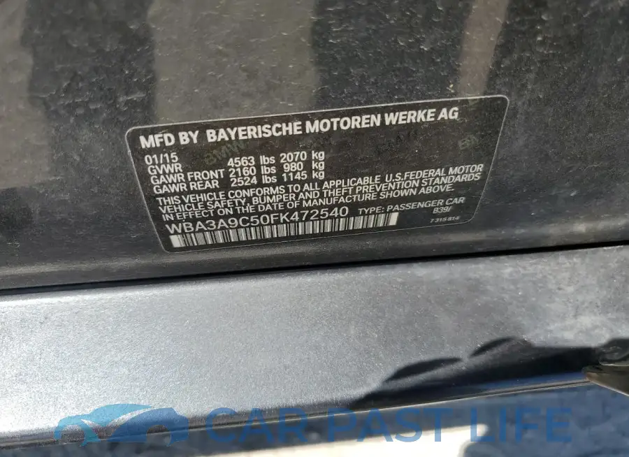 WBA3A9C50FK472540# 12
