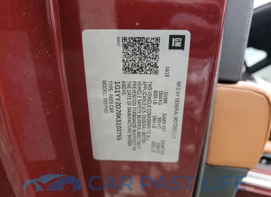 1G1YY2D70K5103755# 12