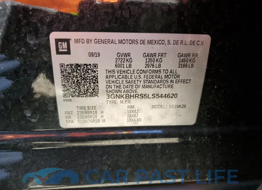 3GNKBHRS5LS544620# 13