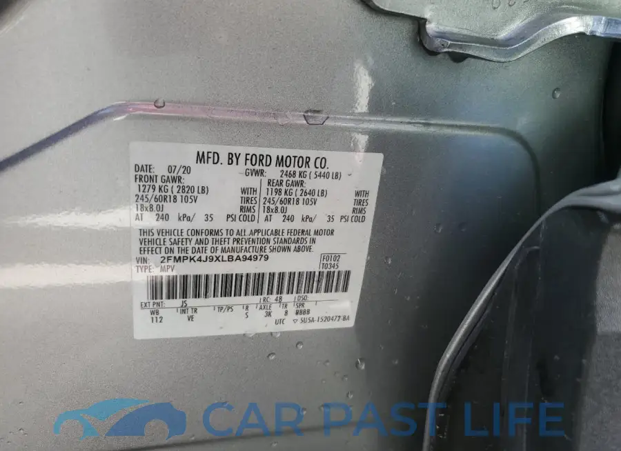 2FMPK4J9XLBA94979# 13
