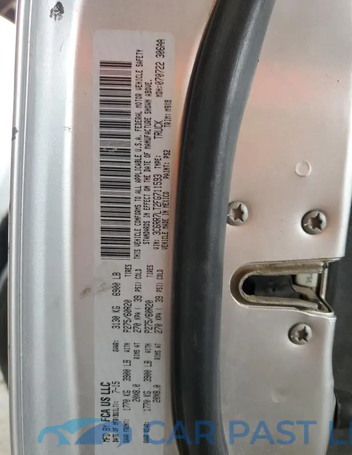 3C6RR7LT2FG711593# 13