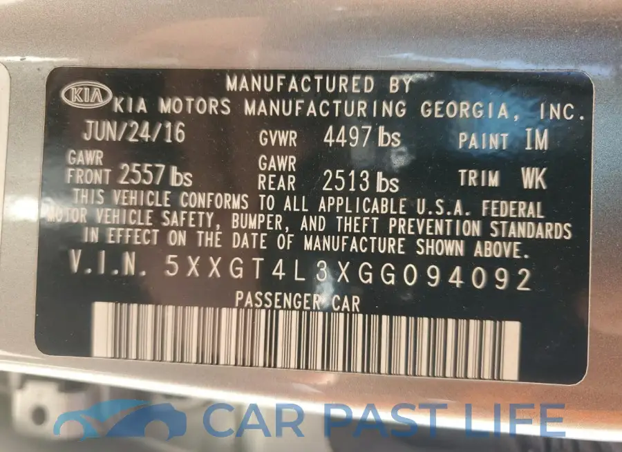 5XXGT4L3XGG094092# 12