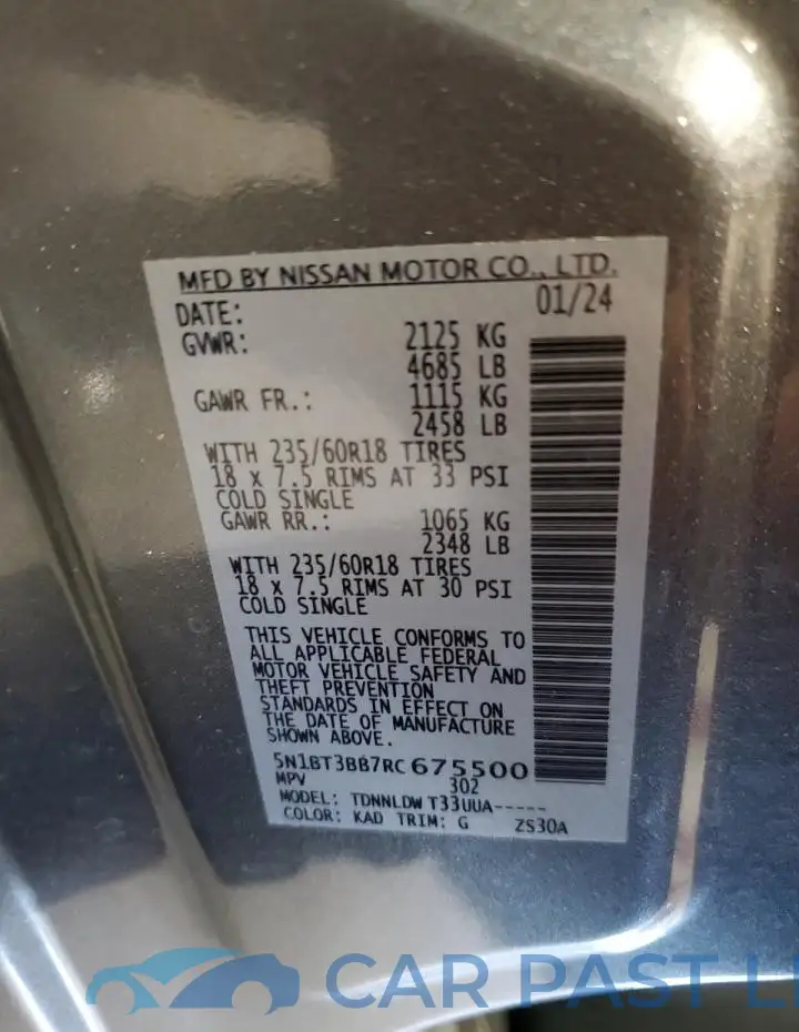 5N1BT3BB7RC675500# 14