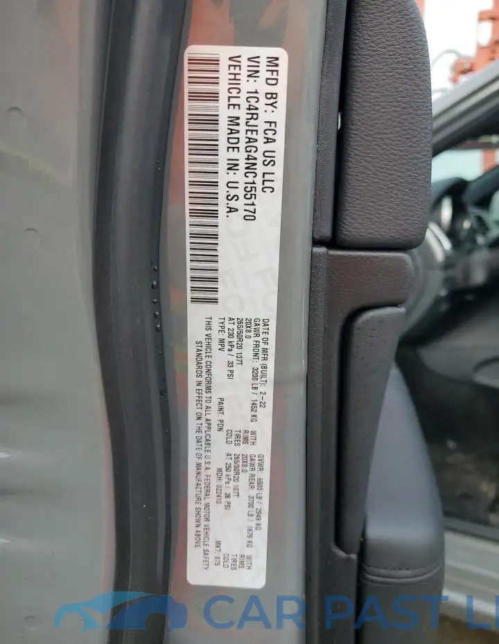 1C4RJEAG4NC155170# 14