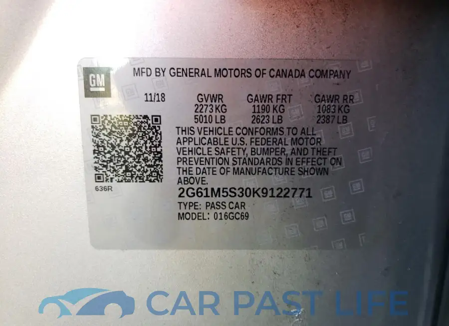 2G61M5S30K9122771# 12