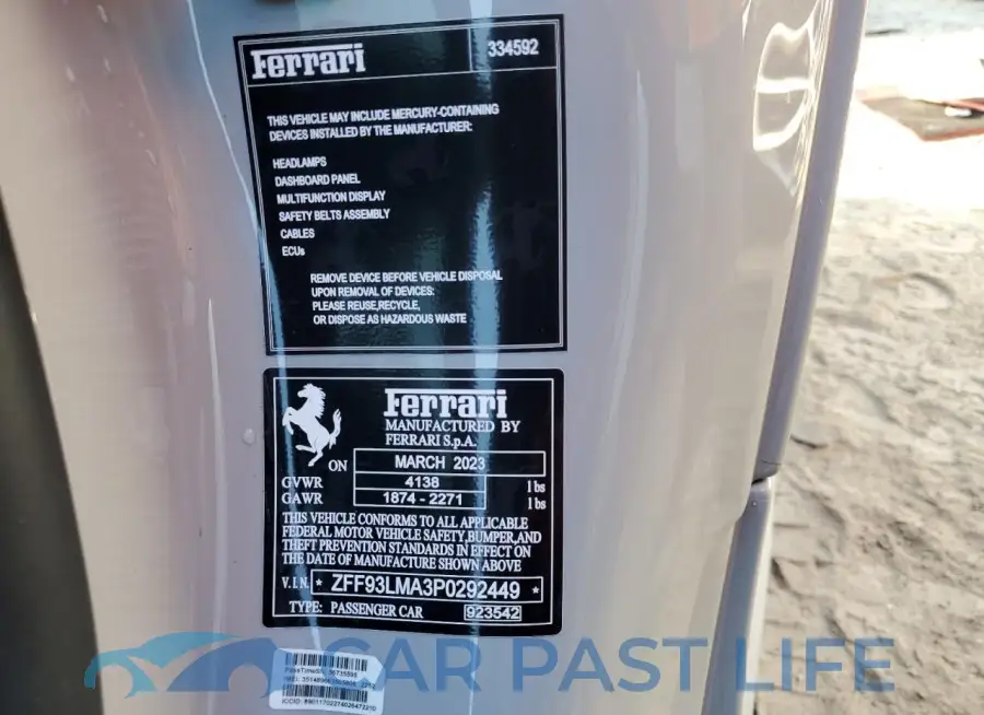 ZFF93LMA3P0292449# 13