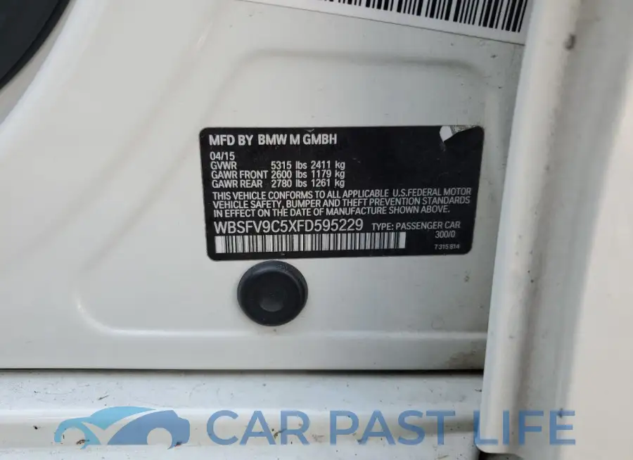 WBSFV9C5XFD595229# 12