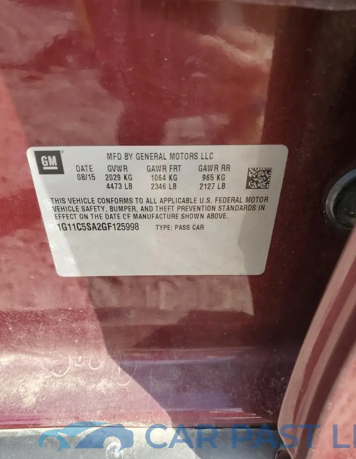 1G11C5SA2GF125998# 13