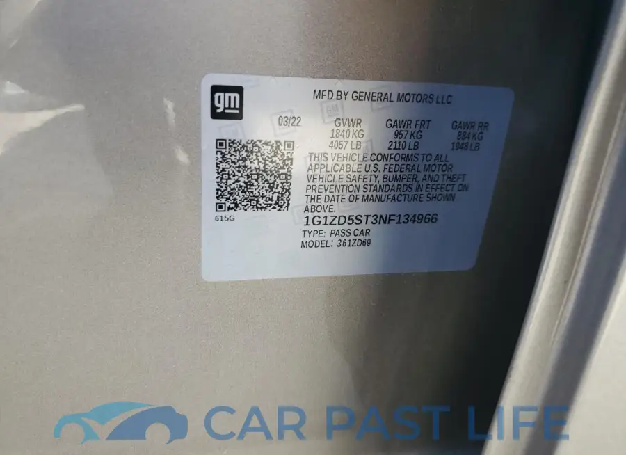 1G1ZD5ST3NF134966# 12