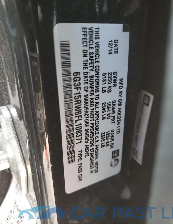6G3F15RW6FL108371# 13