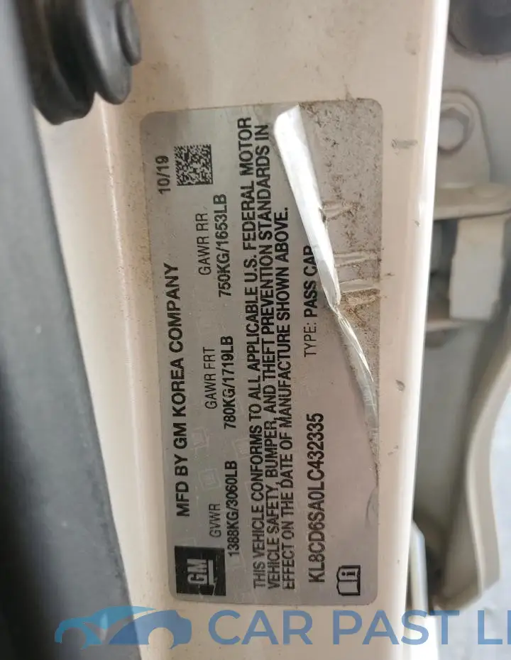 KL8CD6SA0LC432335# 12