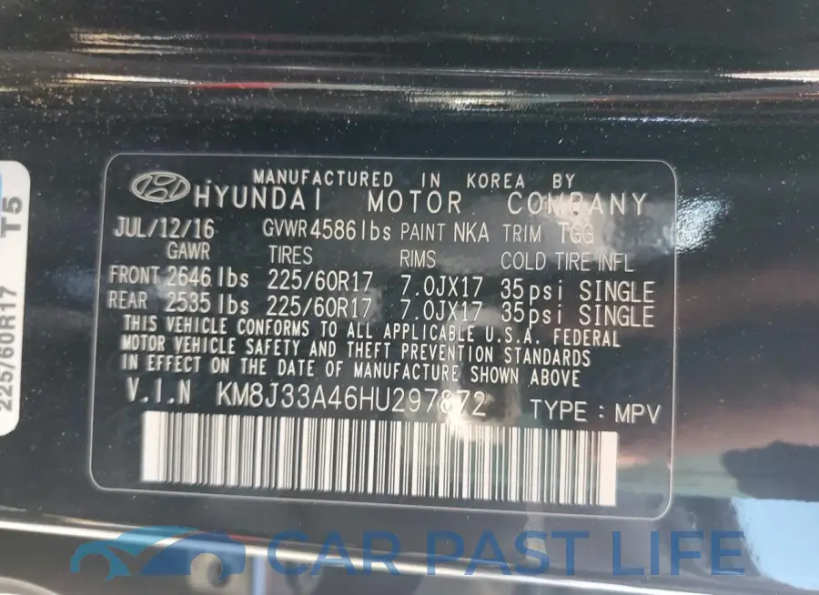 KM8J33A46HU297872# 13