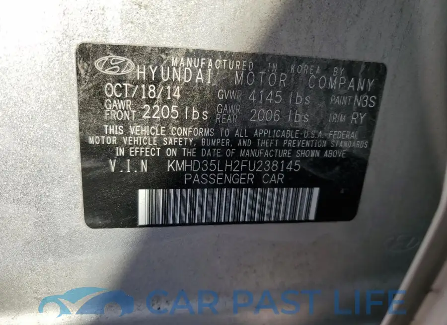 KMHD35LH2FU238145# 12