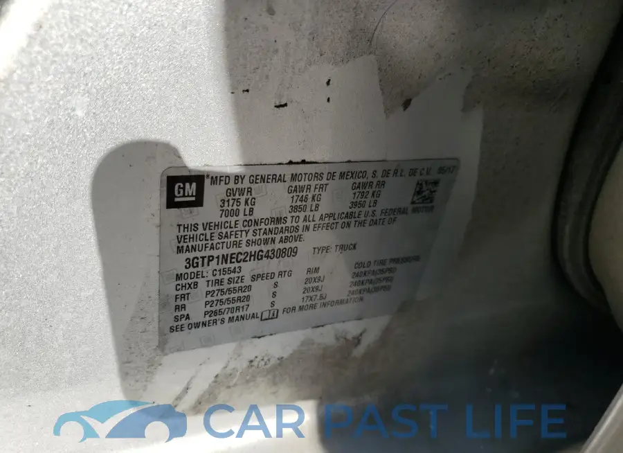 3GTP1NEC2HG430809# 12
