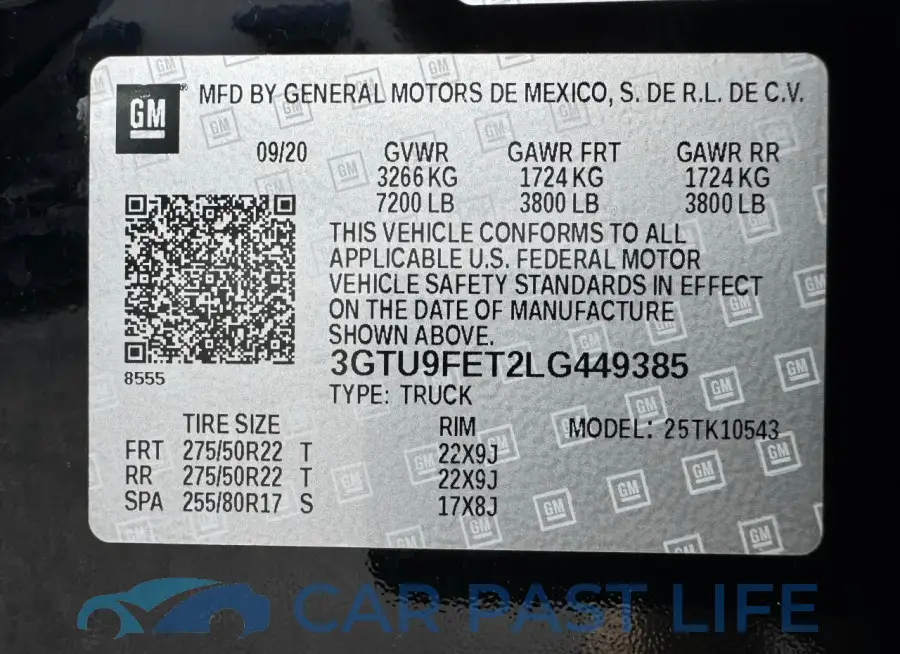 3GTU9FET2LG449385# 15