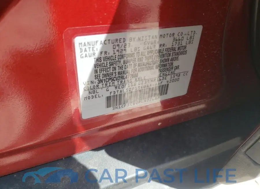 3N1CP5CV2RL477688# 13