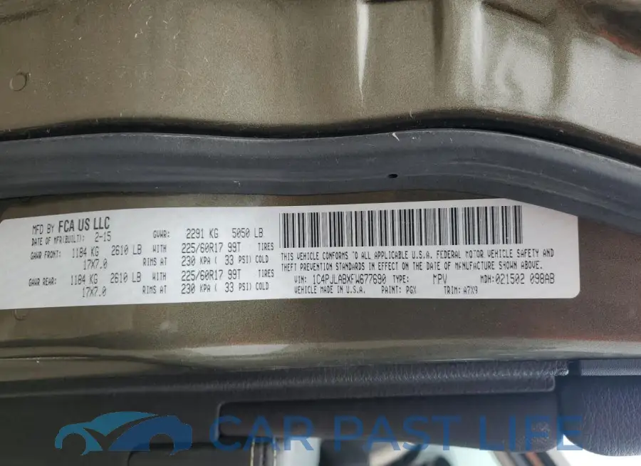 1C4PJLABXFW677690# 12