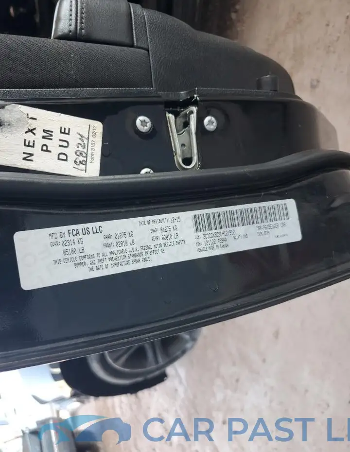 2C3CDXBG9LH121912# 12