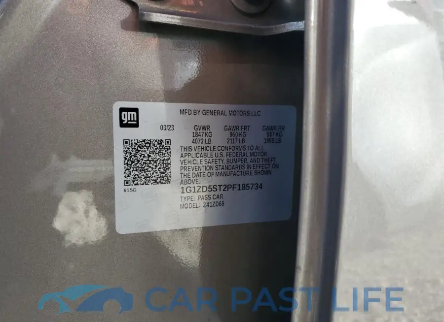 1G1ZD5ST2PF185734# 12