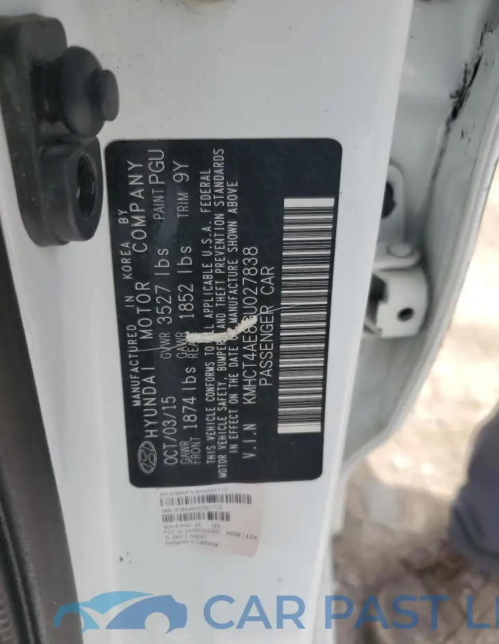 KMHCT4AE8GU027838# 12