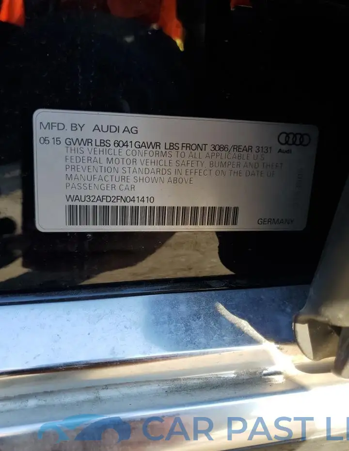 WAU32AFD2FN041410# 13