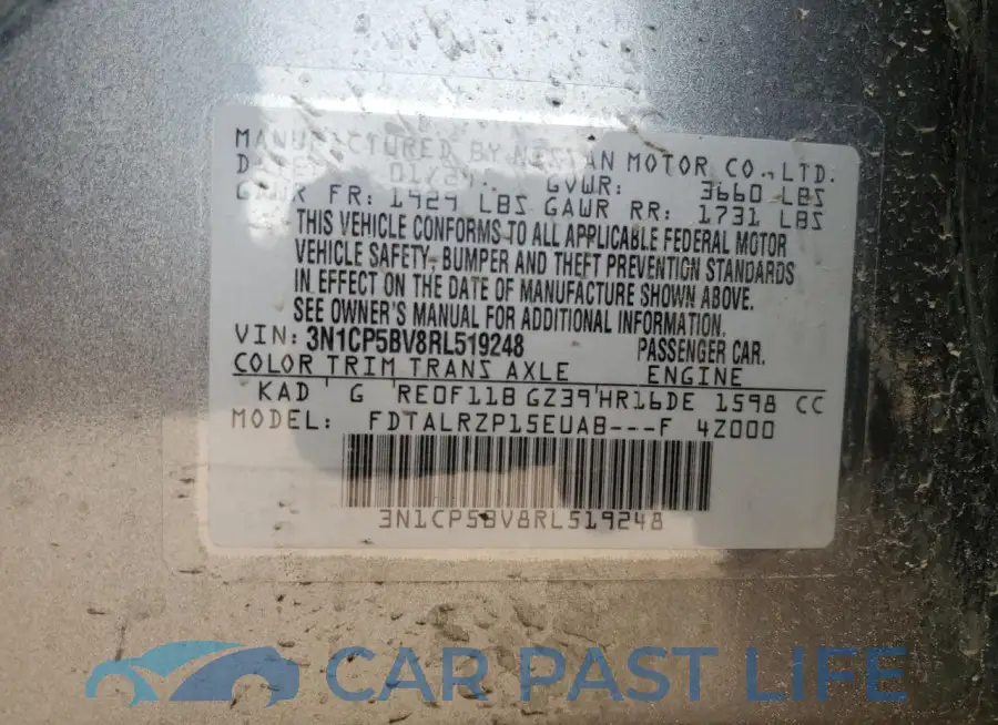 3N1CP5BV8RL519248# 14