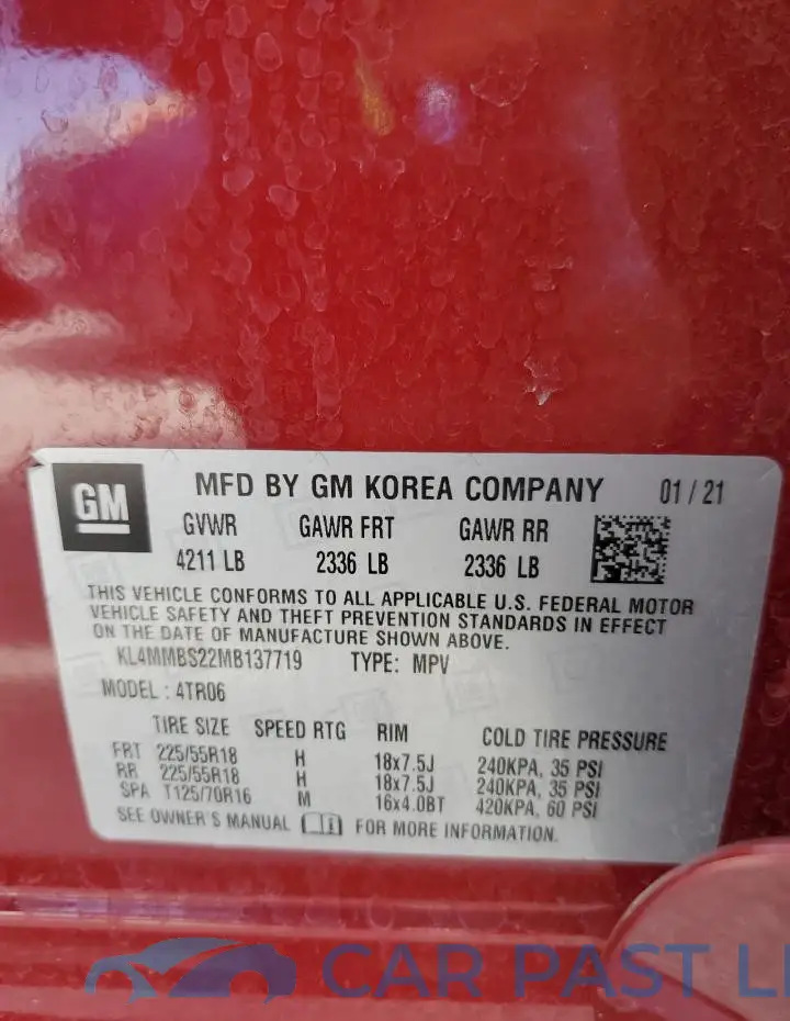 KL4MMBS22MB137719# 13